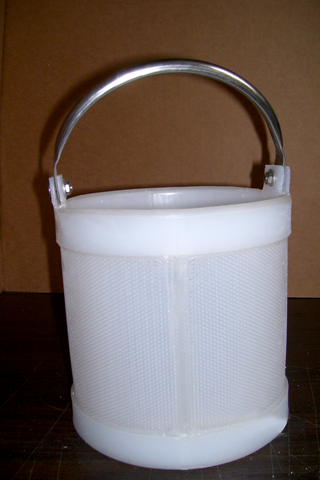 8x8 PP Basket with SS Handle